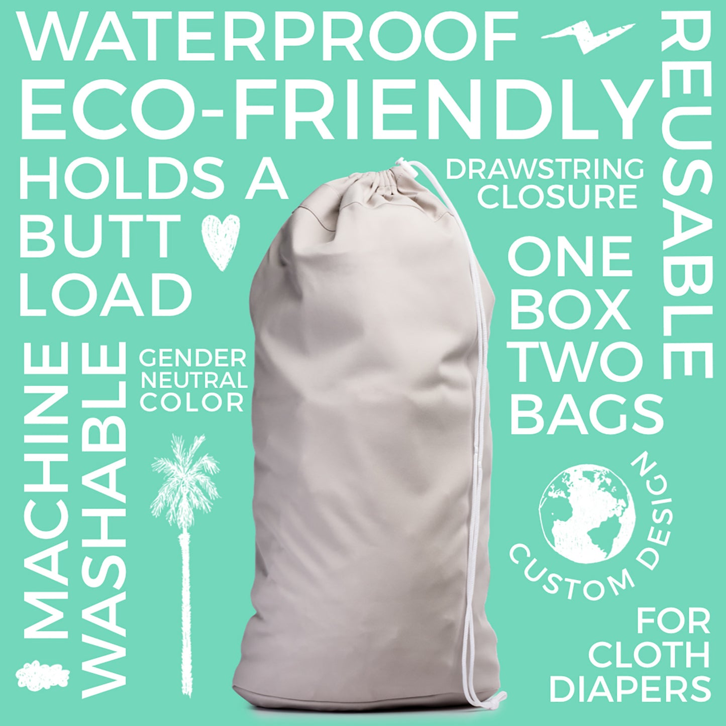 Dekor Cloth Diaper Pail Liner