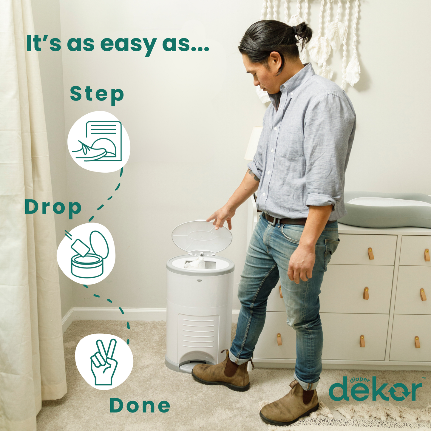 Dekor Eko Plus Diaper Pail