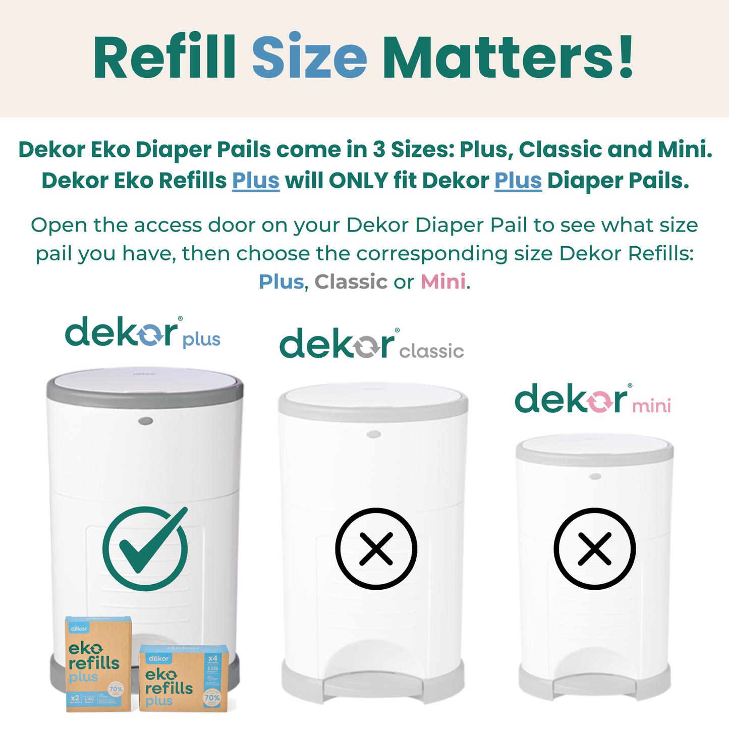 Dekor Eko Plus Diaper Pail