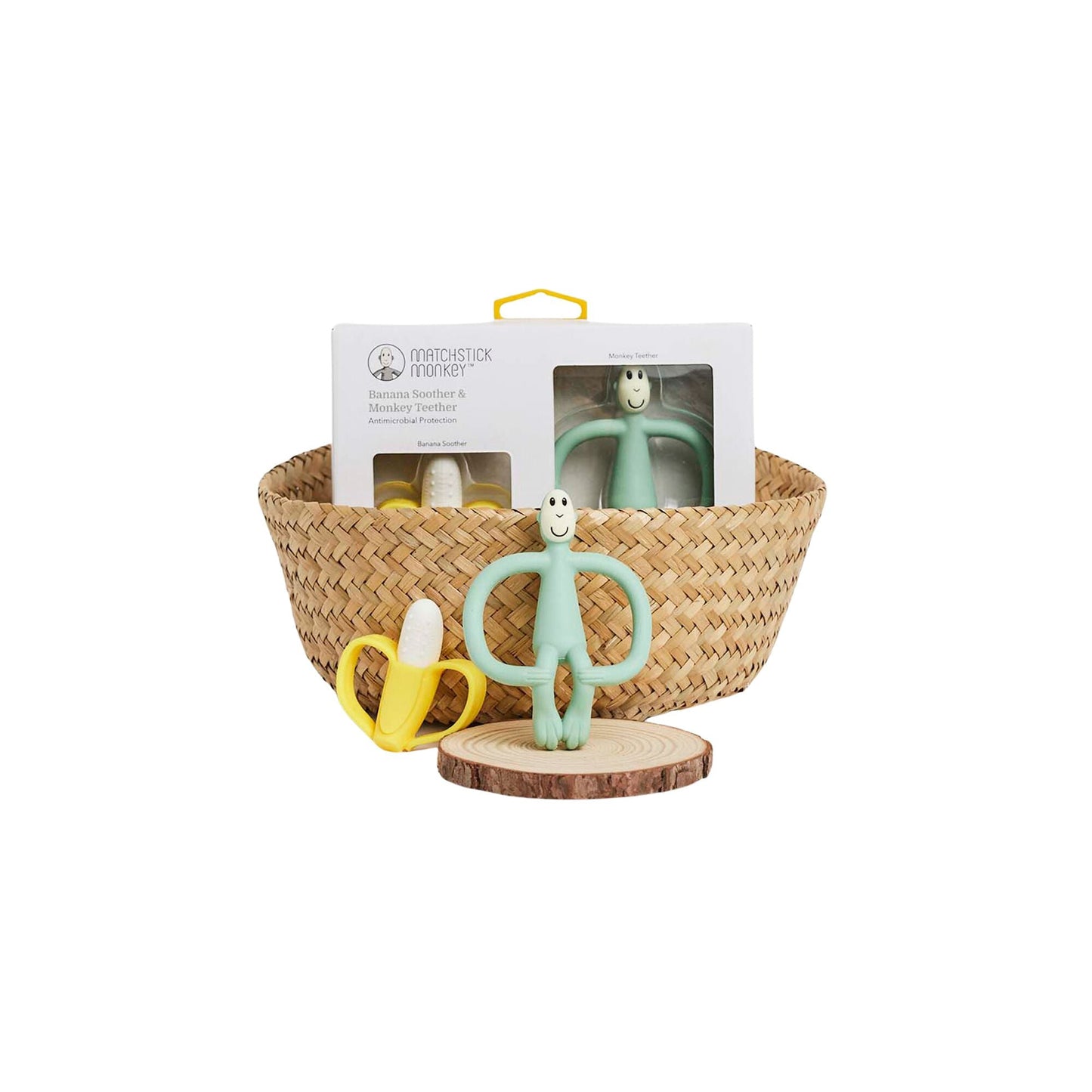 Banana & Monkey Teething Gift Set