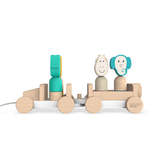 Jeep Wooden Pull Toy