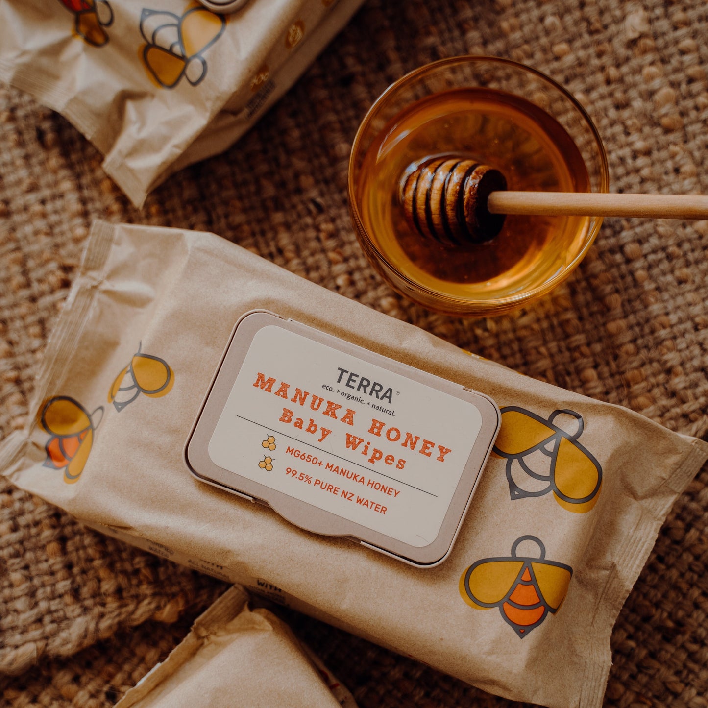 Bamboo Baby Wipes-Manuka Honey