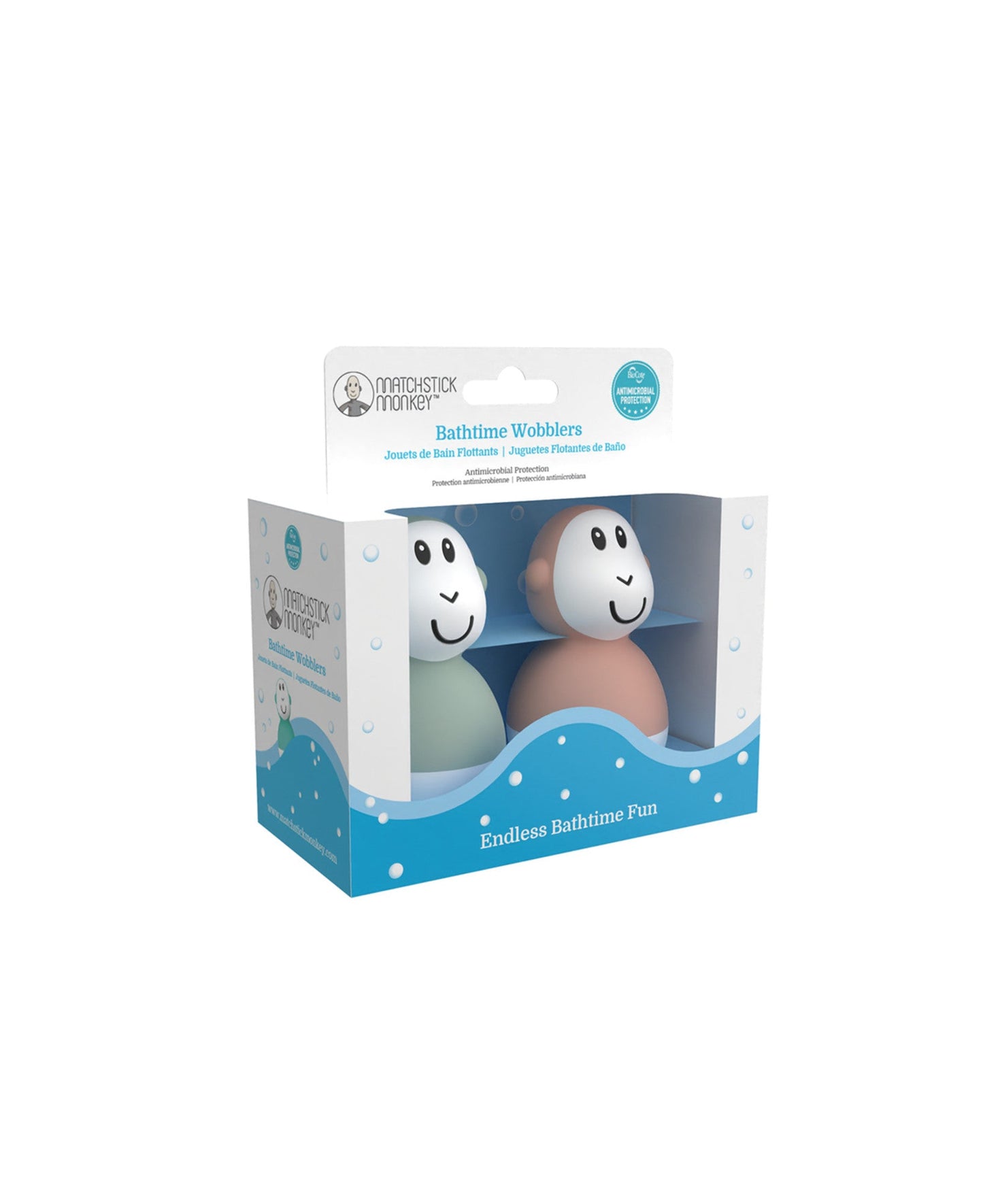 Mint Green & Dusty Pink Bathtime Wobblers