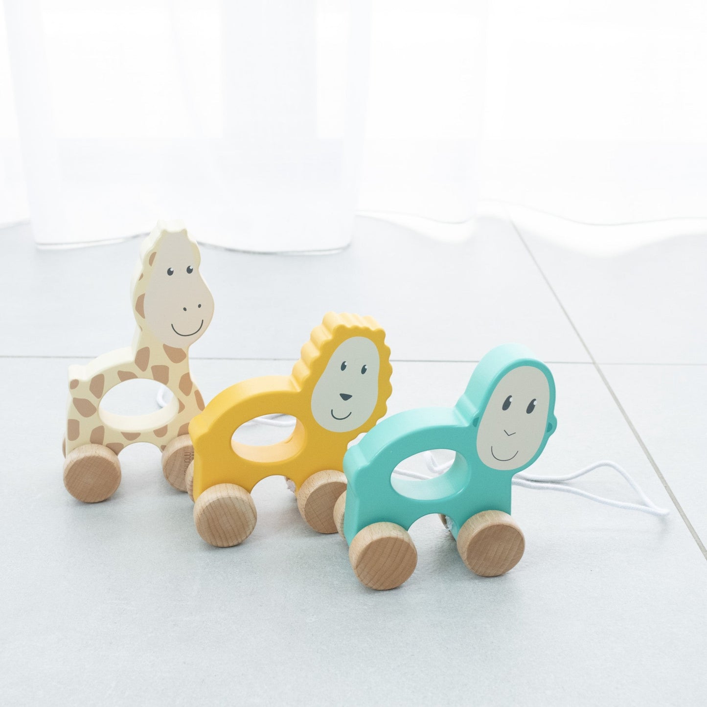 Monkey Wooden Pull Toy