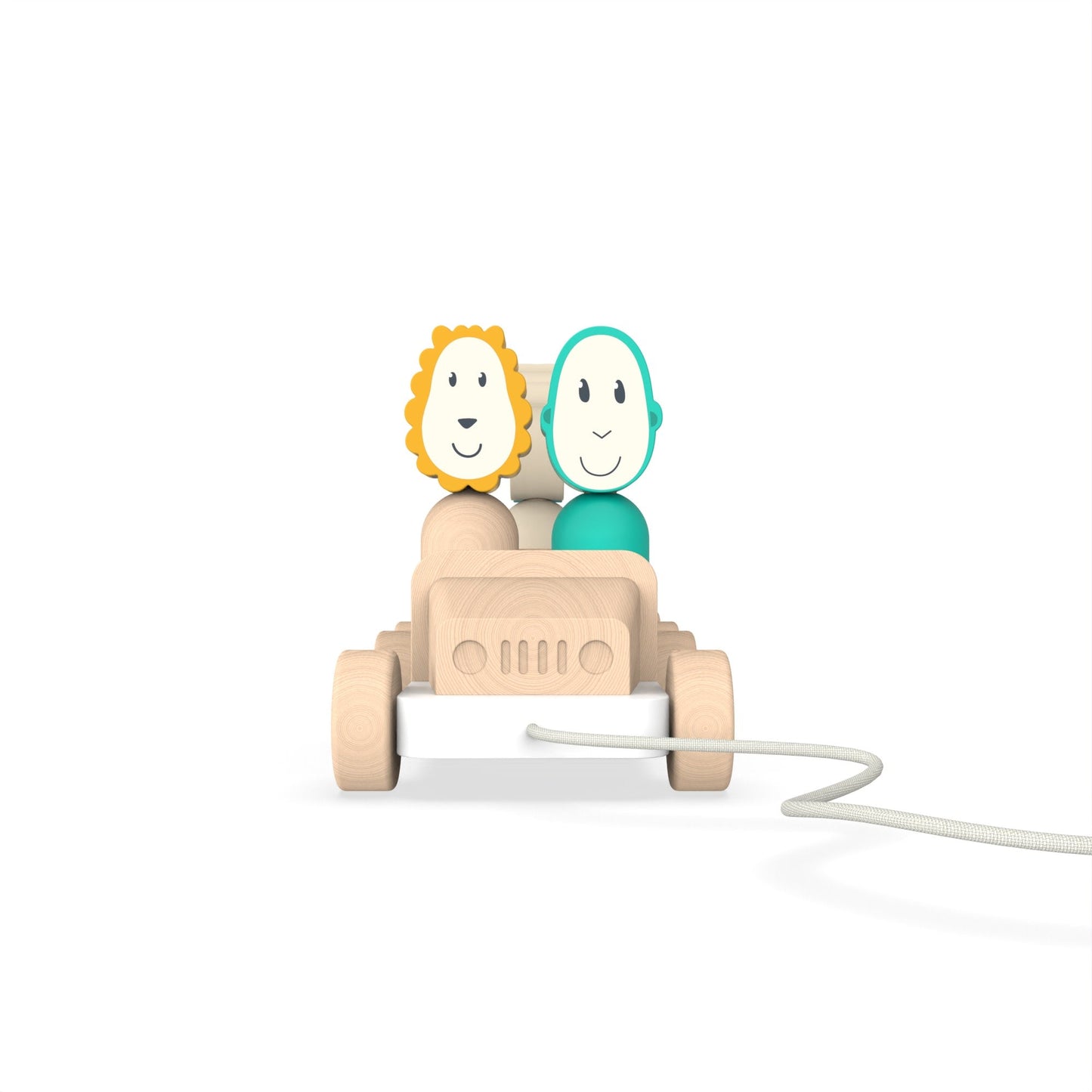 Jeep Wooden Pull Toy