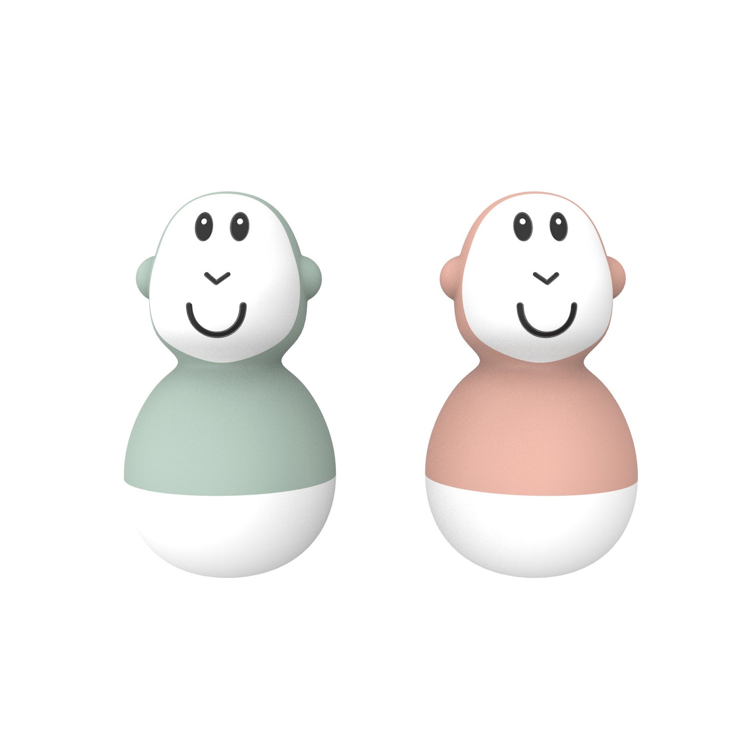 Mint Green & Dusty Pink Bathtime Wobblers