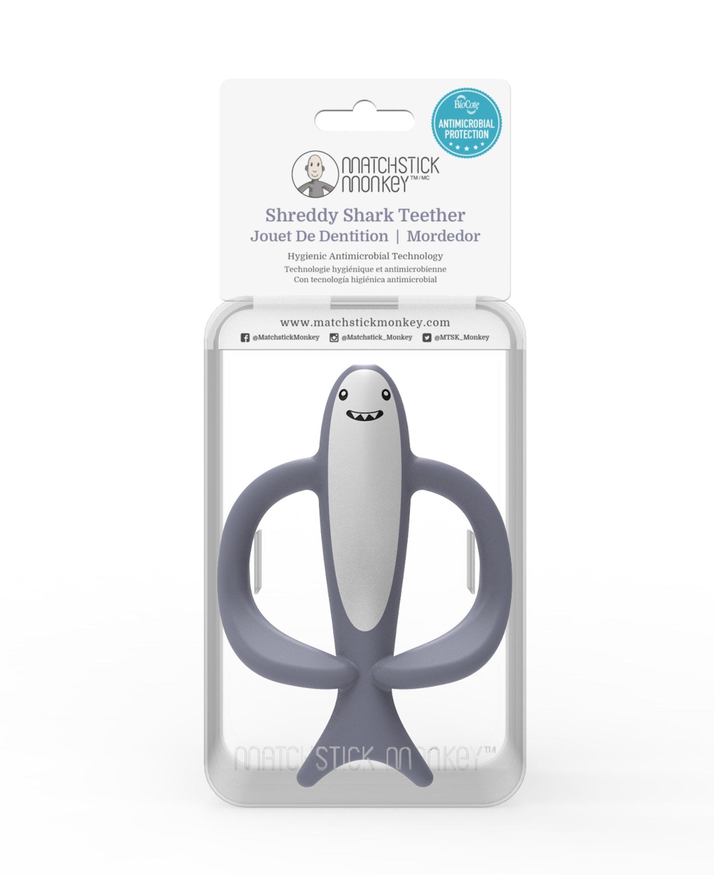 Shreddy Shark Animal Teether