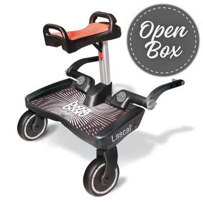 Lascal BuggyBoard maxi+ グレー/レッド Lascal BuggyBoard Maxi+ - OPEN BOX | Universal Stroller Ride