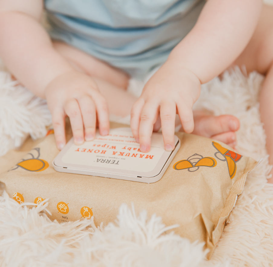 Manuka Honey Baby Wipes 70s TERRA