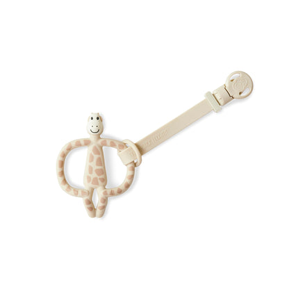 Lion & Giraffe Double Soother Clips