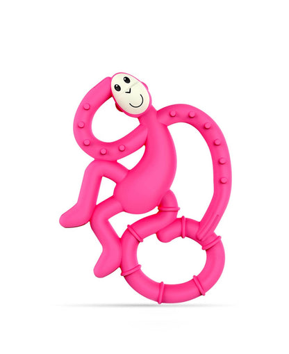 Pink Mini Monkey Teether