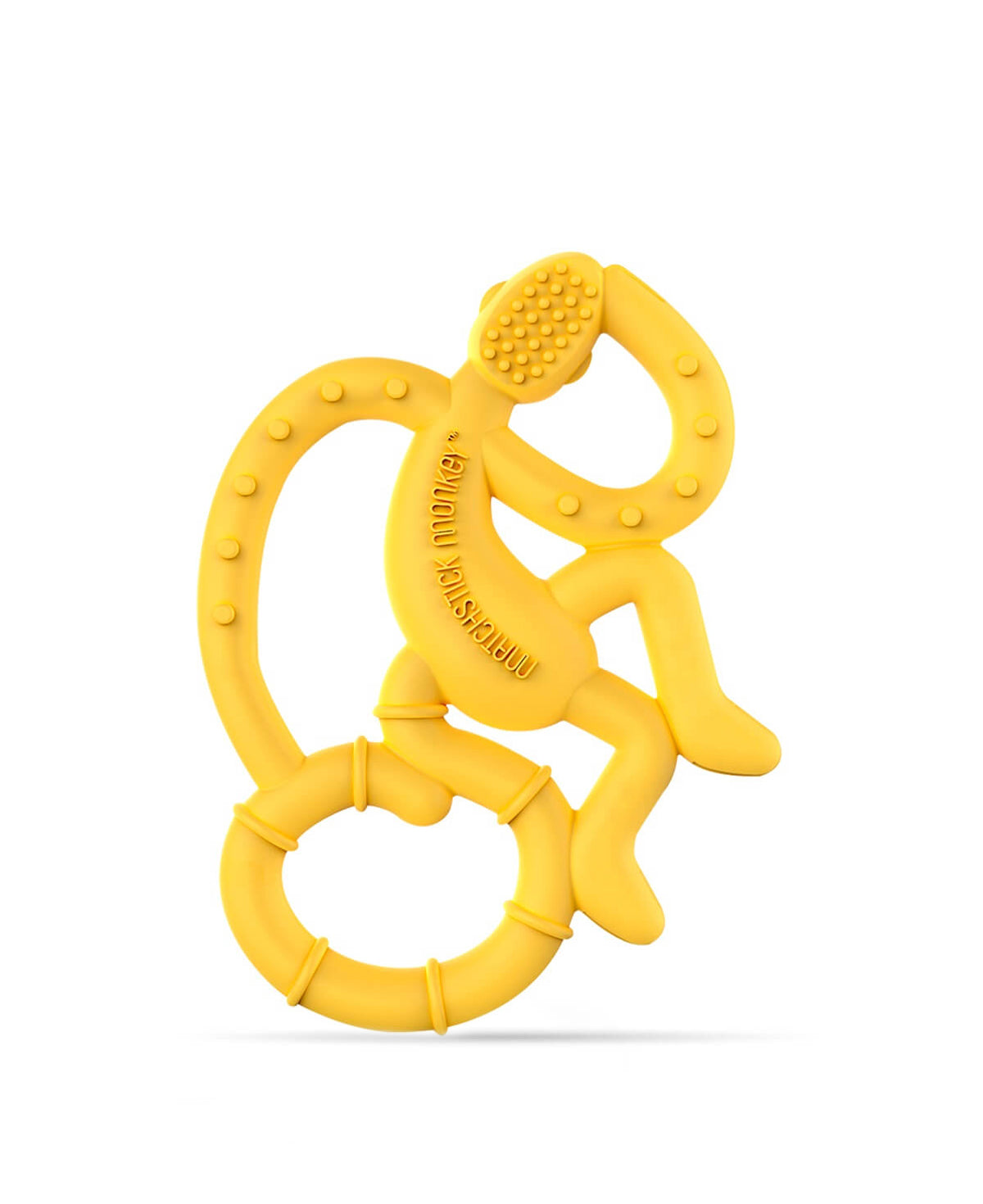 Yellow Mini Monkey Teether