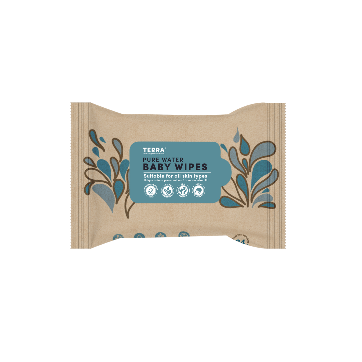 Bamboo Baby Wipes-Pure NZ Water Travel Pack